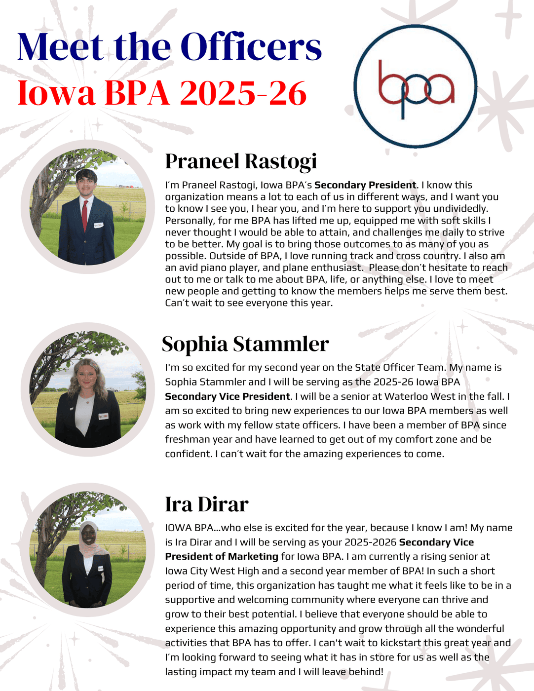 2025-26 Secondary Officers